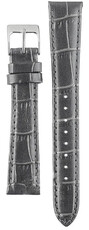 Bőr óraszíj Orient UL019025J0 17mm (kompatibilis RA-AG00), szürke
