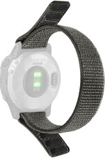 Nylon pánt Ricardo 26mm (pro Garmin Fenix 8/7X/6X (51mm), Tactix aj.), szürke, áthúzható