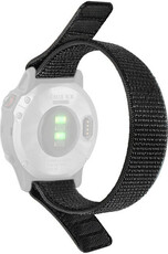 nylon óraszíj Ricardo Cortina 22mm, Black, átfűzős
