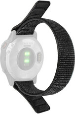 nylon óraszíj Ricardo Cortina 26mm, Black, átfűzős