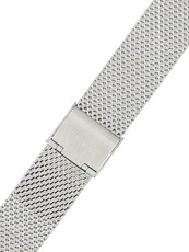 Rozsdamentes acél óraszíj Orient UM00F212J0 20mm (kompatibilis RA-SP00), ezüst, milánói szíj