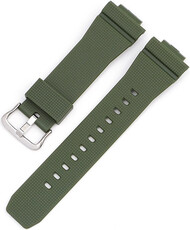 szilikon óraszíj Ricardo Latisana 16mm (kompatibilis Casio G-Shock GA-2100/GA-2110, DW-5600, GW-6900), zöld