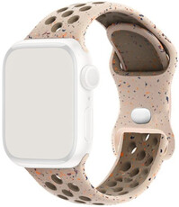 Szilikon óraszíj Ricardo (kompatibilis Apple Watch 38/40/41mm), Beige