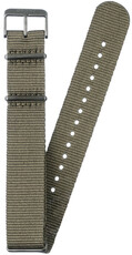 szövet óraszíj Orient UL00C011N0 22mm (kompatibilis RA-AC0H), zöld, NATO