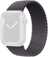 Textil pánt Ricardo (pro Apple Watch 42/44/45/49mm), szürke