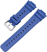 szilikon óraszíj Ricardo Ribolla 16mm (kompatibilis Casio G-Shock GA-2100/GA-2110, DW-5600, GW-6900), kék V1