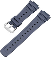 szilikon óraszíj Ricardo Ribolla 16mm (kompatibilis Casio G-Shock GA-2100/GA-2110, DW-5600, GW-6900), kék V2