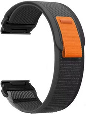 QuickFit pánt 22mm, nejlon, szürke, tépőzár (Garmin Fenix 7/6/5, Epix 2, MARQ 2, stb.)