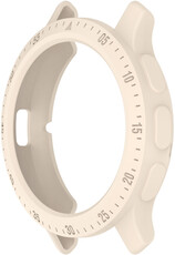 Védő tok (pro Garmin Venu 3S), műanyag, bézs