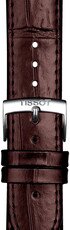 Bőrszíj Tissot T852.043.013 20mm, barna, Quick Release