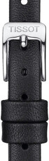 Bőr óraszíj Tissot T852.043.159 9mm, fekete, Quick Release