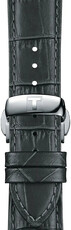 Bőr óraszíj Tissot T852.045.750 21mm, szürke, Quick Release