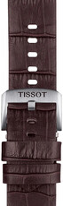Bőr óraszíj Tissot T852.046.773 22mm, barna, Quick Release