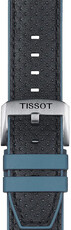 Bőr óraszíj Tissot T852.046.785 22mm, fekete, Quick Release