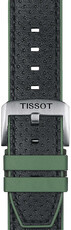 Bőr óraszíj Tissot T852.046.787 22mm, fekete, Quick Release