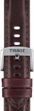 Bőr óraszíj Tissot T852.046.836 20mm, barna, Quick Release