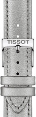 Bőrszíj Tissot T852.047.129 16mm, ezüst, Quick Release