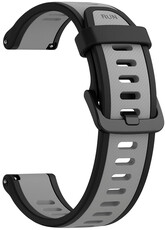 Szilikon óraszíj Ricardo 20mm (kompatibilis Garmin Venu, Venu Sq, Venu Sq 2, Venu 2 plus stb.), fekete V5, Quick Release