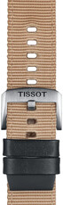 Szövet óraszíj Tissot T852.046.752 22mm, bézs, Quick Release
