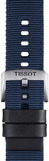 Szövet óraszíj Tissot T852.046.754 22mm, kék, Quick Release