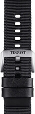 Szövet óraszíj Tissot T852.046.769 22mm, fekete, Quick Release