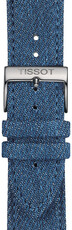 Szövet óraszíj Tissot T852.046.781 22mm, kék, Quick Release