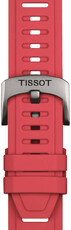 szilikon óraszíj Tissot T852.049.243 21mm, piros, Quick Release