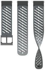 Szilikon pánt Suunto 22mm (pro Suunto Athletic 5), fekete, Quick Release, méret S+M