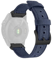 Nylon pánt Ricardo 22mm (pro Garmin Fenix 8/7/6 (47mm), Epix 2 aj.), kék V3, QuickFit