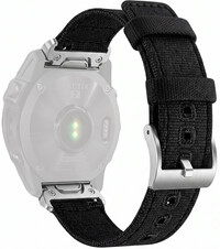 nylon óraszíj Ricardo Ortisei 22mm, Black, QuickFit