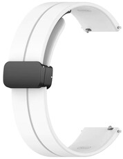 Szilikon óraszíj Ricardo Ovindoli 22mm, White, Quick Release