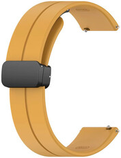 Szilikon pánt Ricardo 22mm (pro Huawei Watch GT 4, 5), sárga, Quick Release