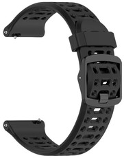 szilikon óraszíj Ricardo Pejo 22mm, Black, Quick Release