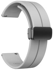 Szilikon pánt Ricardo 22mm (pro Amazfit Bip 5, 6), szürke, Quick Release