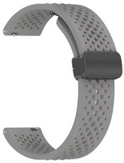 Szilikon pánt Ricardo 22mm (pro Xiaomi), szürke V2, Quick Release