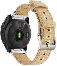 Ricardo 26mm-es nejlon szíj (Garmin Fenix 8/7X/6X (51mm), Tactix stb. modellekhez), bézs, QuickFit