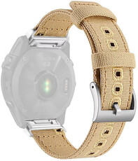 Nylon pánt Ricardo 26mm (pro Garmin Fenix 8/7X/6X (51mm), Tactix aj.), bézs, QuickFit