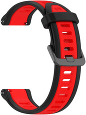 Ricardo 20mm szilikon pánt (Garmin Venu, Venu Sq, Venu Sq 2, Venu 2 plus, stb.), piros, gyorskioldó, gyorskioldó