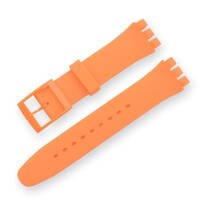 Szilikon óraszíj Ricardo Barletta (kompatibilis Swatch), narancssárga