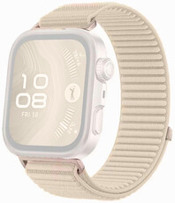 nylon óraszíj Ricardo Frabosa (kompatibilis Huawei Watch Fit 3, 4, 4 Pro, 5, 5 Pro), Beige
