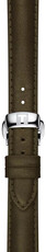 Bőrszíj Tissot T852.046.066 15mm, zöld, Quick Release