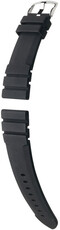 Szilikon óraszíj Hirsch Seadiver L 40578850-2, fekete, hossz L