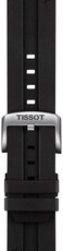 Szilikon pánt Tissot T852.047.708 22mm, fekete, Quick Release