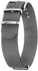 Szövet óraszíj Hirsch Rush Recycle XL 40536030-2, szürke, hossz XL