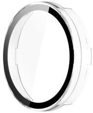 Védő tok (pro Garmin Lily 2), műanyag, átlátszó + üveg