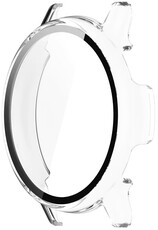 Védő tok (pro Garmin Vívoactive 5), műanyag, átlátszó + üveg