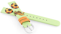 Műbőr óraszíj JVD RJ7229.1 14mm, zöld, gyerek