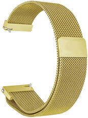 Rozsdamentes acél óraszíj Ricardo Venosa, Gold, Quick Release, milánói, mágneses