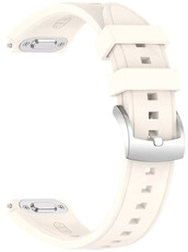 Szilikon pánt Ricardo 18mm (pro Huawei Watch GT 6, 41mm), bézs, QuickFit