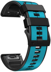 Szilikon pánt Ricardo 26mm (pro Garmin Fenix 8/7X/6X (51mm), Tactix aj.), kék, QuickFit